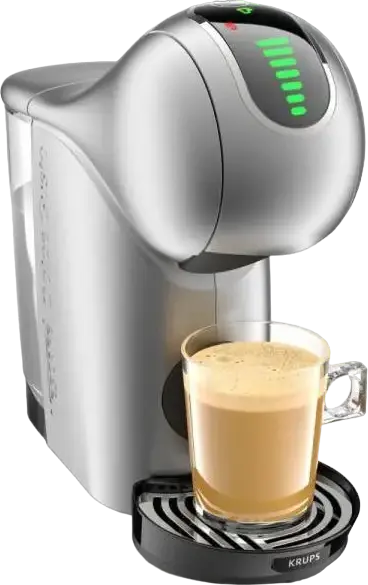 Krups KP440E10 NESCAFÉ Dolce Gusto Genio S Touch Capsule Coffee Machine, 15 bar, 1500W, 0.8L Tank, Touch Control, Espresso Boost, Silver