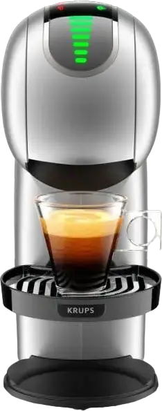 Krups KP440E10 NESCAFÉ Dolce Gusto Genio S Touch Capsule Coffee Machine, 15 bar, 1500W, 0.8L Tank, Touch Control, Espresso Boost, Silver