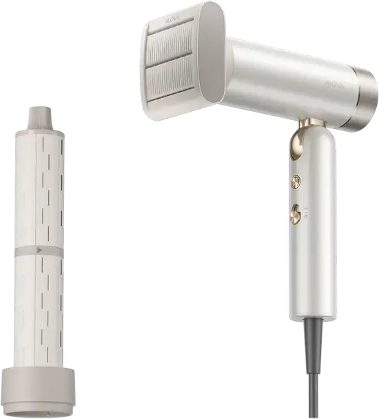 Uscător de păr Mova Flip 10, 1400W, Alb