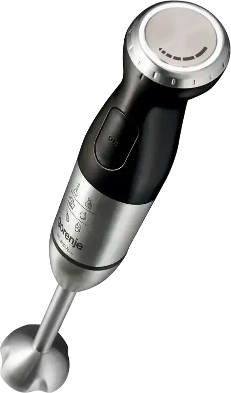 Blender de mână Gorenje HBC807QB, Negru Argintiu