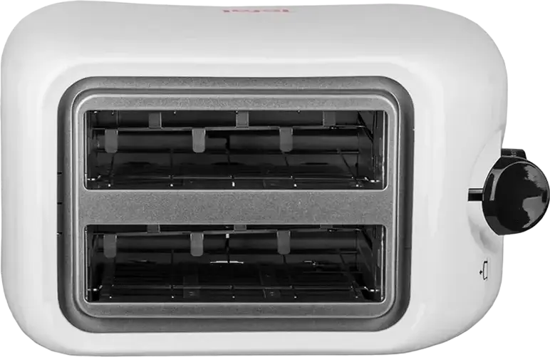 Tefal Delfini 2-Slot Toaster, 870W, 7 Browning Levels, Thick'n'Thin Feature, Removable Crumb Tray, Defrost and High Lift, White Plastic Housing