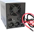 SPS SH500IN Line-Interactive UPS 500VA 500W Uninterruptible Power Supply, 230V Output, 2 Schuko Outlets, LCD Display, Metal Case, Black