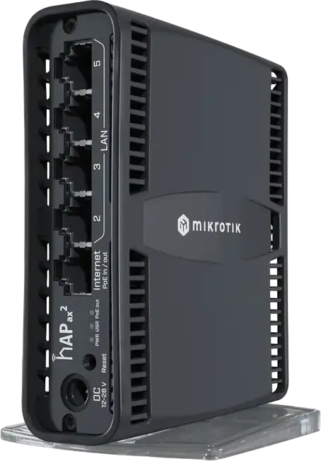 Router MikroTik hAP ax², Negru