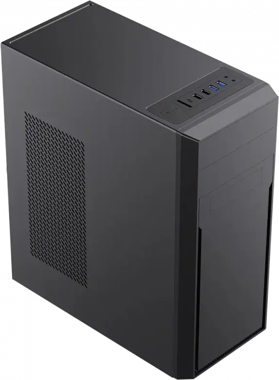 Carcasă PC Sohoo 2813BK, Midi-Tower, Negru