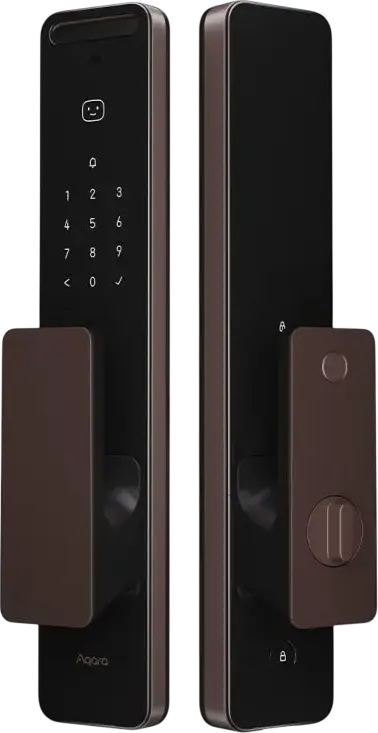 Sertar Inteligent Aqara Smart Lock D200i cu Recunoastere Faciala 3D, Amprenta, NFC, Camera HD 1080p, Wi-Fi, Bluetooth, Suport Apple Home Key, Negru