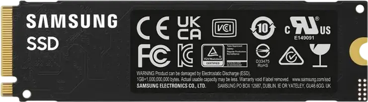 SSD-накопитель Samsung 990 EVO Plus 2TB M.2 2280 NVMe PCIe Gen 4.0 x4 / Gen 5.0 x2 MZ-V9S2T0B, скорость чтения до 7250МБ/с, записи 6300МБ/с, TurboWrite 2.0