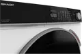 Sharp ES-NFL214CWDA-EE Front-Load Washing Machine, 12 kg Capacity, SenseInverter Technology, 1400 rpm, Energy Class A, Steam Cleaning, White