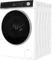 Sharp ES-NFL214CWDA-EE Front-Load Washing Machine, 12 kg Capacity, SenseInverter Technology, 1400 rpm, Energy Class A, Steam Cleaning, White