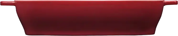 RESTO FORNAX 96111 Rectangular Ceramic Baking Tray, Non-stick Coating, Red, 27.3 x 16.3 x 5.3 cm, 1L Volume, Dishwasher Safe