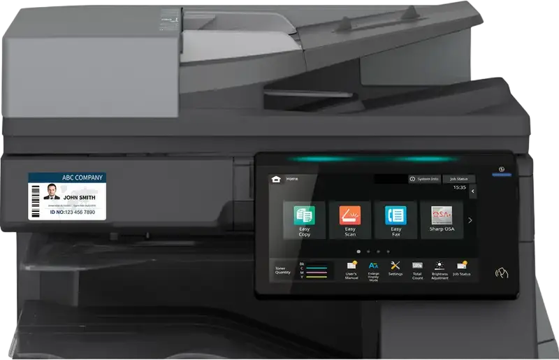 Sharp BP-50C45 Digital Colour Multifunction Printer MFP, 45 ppm, SRA3, 1200x1200 dpi, 5GB RAM, 128GB SSD, 10.1-inch Touchscreen, Print Copy Scan Fax