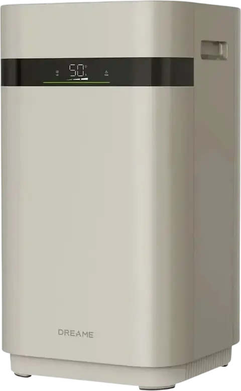 Dreame H40 Evaporative Humidifier, 6L Tank, 800ml/h Rate, 4-Stage Purification with UVC Lamp, Auto Mode, Remote Control, Beige