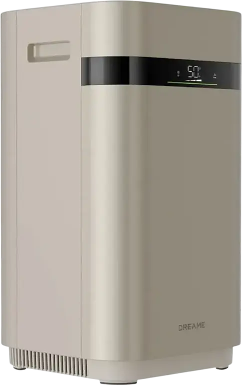 Dreame H40 Evaporative Humidifier, 6L Tank, 800ml/h Rate, 4-Stage Purification with UVC Lamp, Auto Mode, Remote Control, Beige