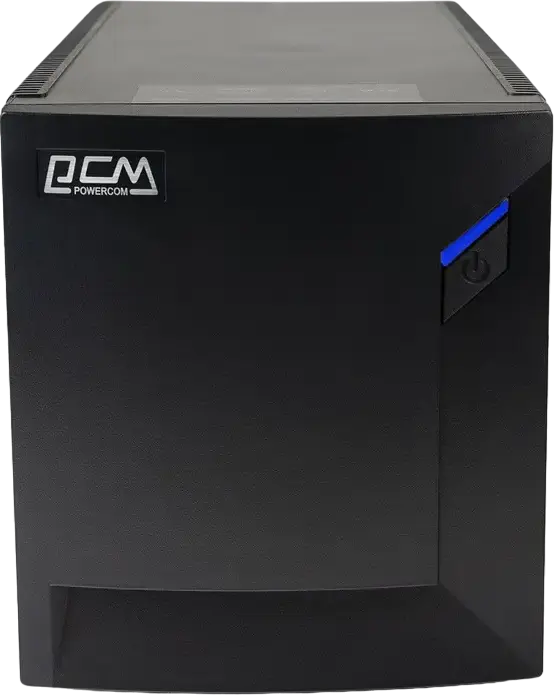 Powercom Raptor RPT 1500VA Line-Interactive UPS Tower, Simulated Sine Wave, Built-in AVR, Green Mode Energy Saving, USB Communication, Surge Protection