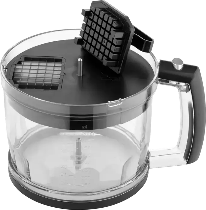 Blender vertical Ardesto HBSG-1000WHCHSL 1000W, 5 Viteze, Mod Turbo, Bol 2000ml, Picior din Otel Inoxidabil, Tocat, Mixat, Taiere Cuburi si Cartofi Pridji