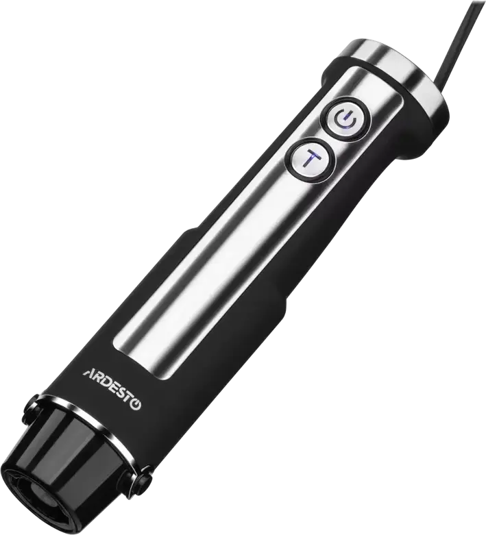 Blender vertical Ardesto HBSG-1000WHCHSL 1000W, 5 Viteze, Mod Turbo, Bol 2000ml, Picior din Otel Inoxidabil, Tocat, Mixat, Taiere Cuburi si Cartofi Pridji