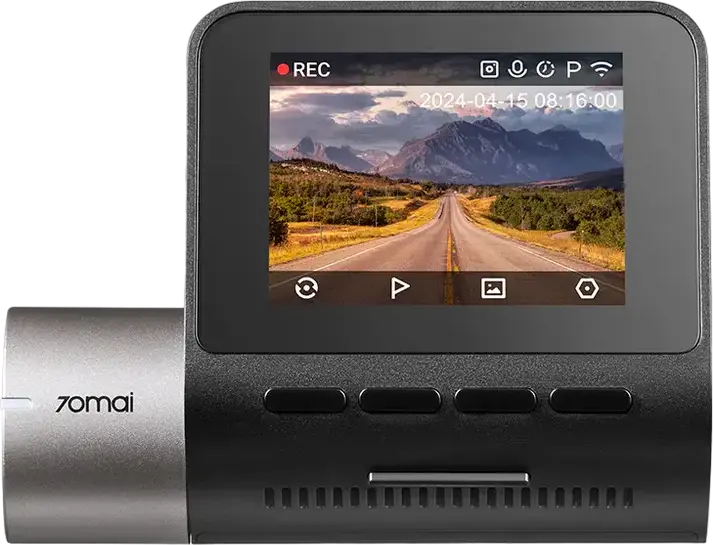 70mai A510 Dash Cam Set with RC11 Rear Camera, Sony STARVIS 2 IMX675 Sensor, 2.7K HDR, 140 Degree Wide Angle, Built-in GPS, ADAS, Night Owl Vision, Black