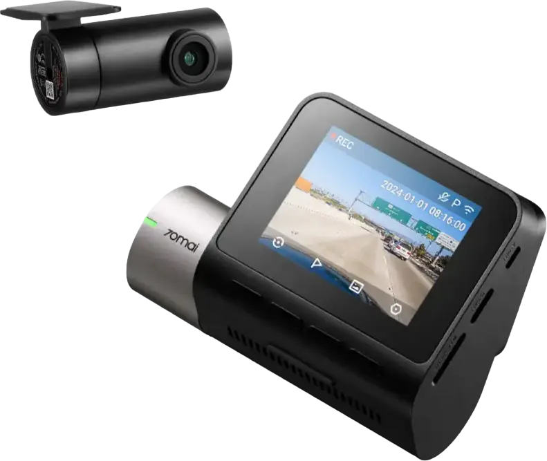 Set Dash Cam față și spate 70mai A510 + RC11, Negru