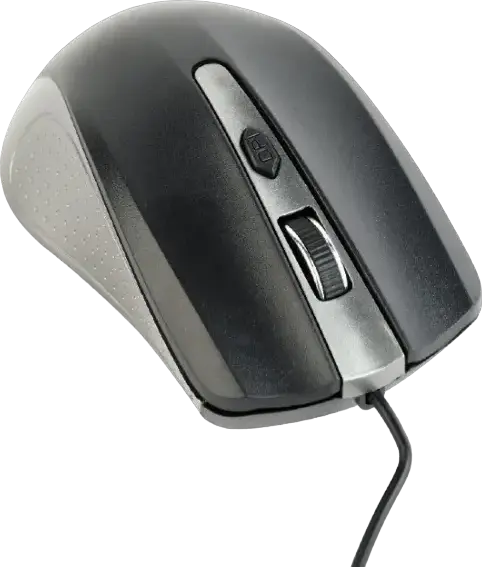Mouse Gembird MUS-4B-01, Negru/Gri