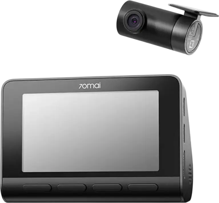 70mai A810S 4K Ultra HD Dash Cam with RC24 Rear Camera, Sony STARVIS 2 IMX678, Wi-Fi 6, GPS, ADAS, Night Owl Vision, Black