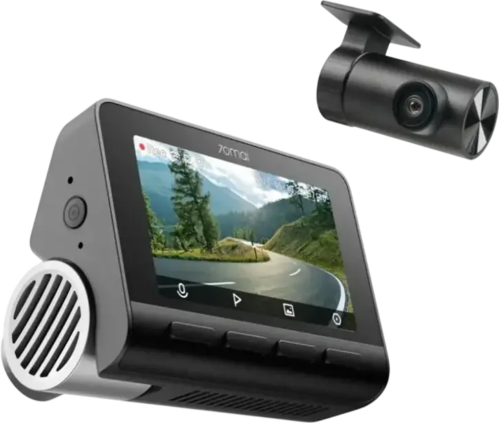 Set Dash Cam față și spate 70mai A810S + Rear cam RC24, Negru