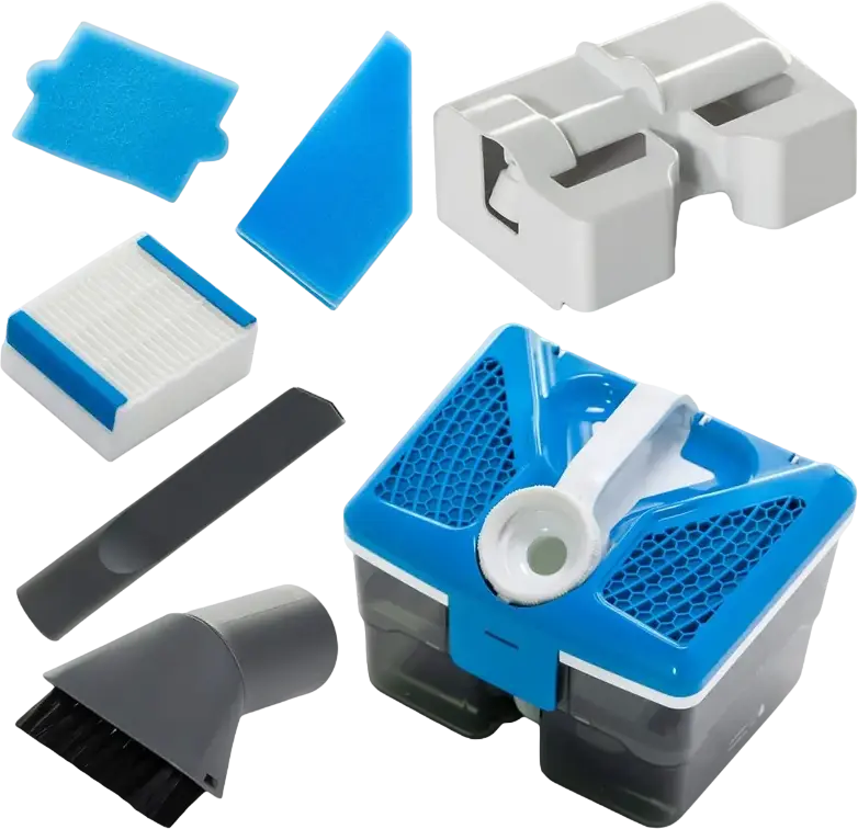 Пылесос Thomas Perfect Air Allergy Pure, 1700Вт, Мощность всасывания 325Вт, AquaBOX Aquafilter, HEPA 13, Сухая и Влажная уборка, Контейнер 1.8л, Белый и Синий