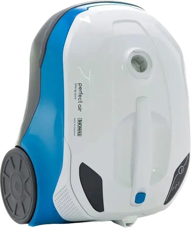 Пылесос Thomas Perfect Air Allergy Pure, 1700Вт, Мощность всасывания 325Вт, AquaBOX Aquafilter, HEPA 13, Сухая и Влажная уборка, Контейнер 1.8л, Белый и Синий