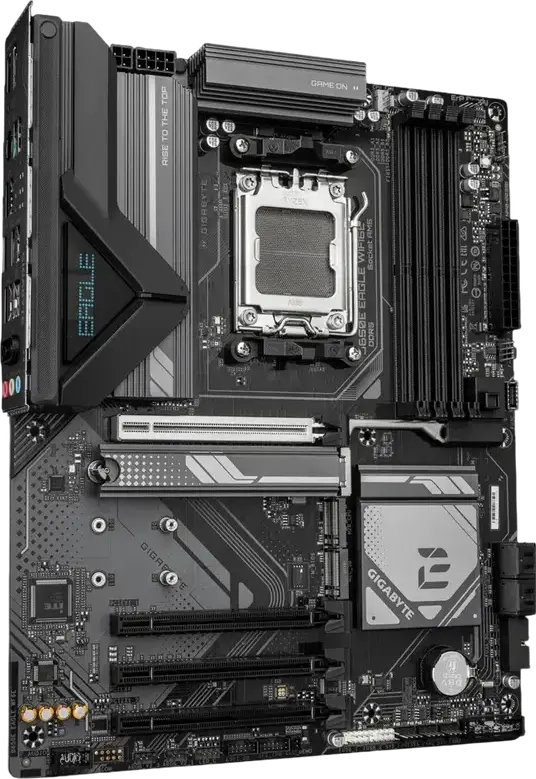 Материнская плата Gigabyte B650E EAGLE WIFI6E AM5 AMD B650E ATX DDR5 8200MHz OC 256GB PCIe 5.0 M.2 Wi-Fi 6E Bluetooth 5.3 LAN 2.5Gbps HDMI 2.1
