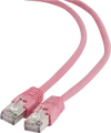 Cablu Patch Cablexpert PP6-5M/RO Cat6 FTP, Ecranat cu Folie AWG26, 2 x RJ45 8P8C, 5m, Roz, 250 MHz, Contacte Platinate 50u, Boot Snagless