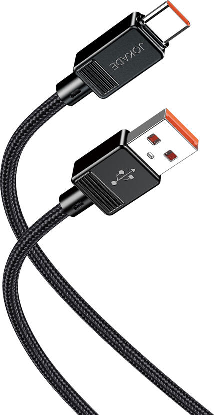 Jokade Cable USB-A to Type-C 3A 1m JA050, Black