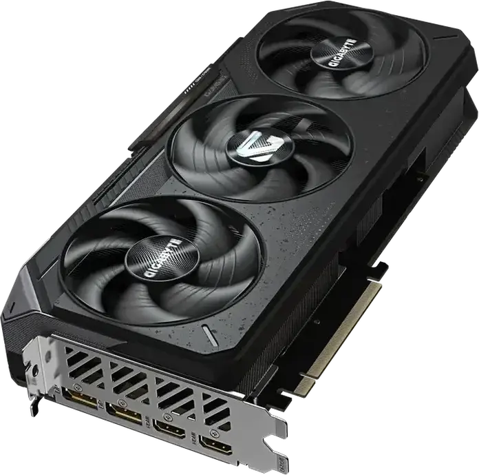 Placa video Gigabyte Radeon RX 9070 XT GAMING OC GV-R9070XTGAMING OC-16GD, 16GB GDDR6, RDNA 4, PCI-E 5.0, Răcire cu 3 ventilatoare, RGB, 288mm