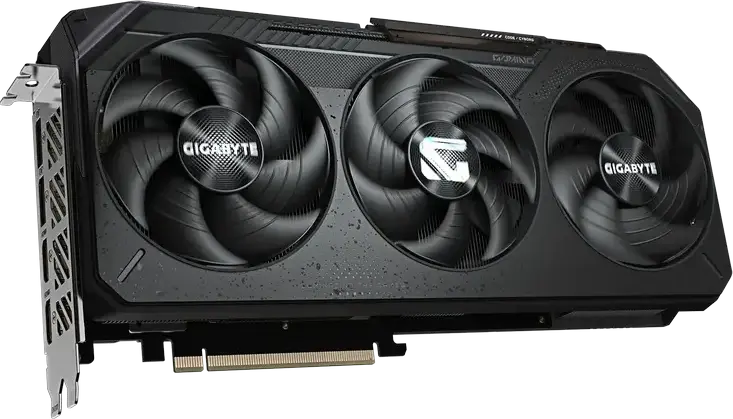 Placa video Gigabyte Radeon RX 9070 XT GAMING OC GV-R9070XTGAMING OC-16GD, 16GB GDDR6, RDNA 4, PCI-E 5.0, Răcire cu 3 ventilatoare, RGB, 288mm