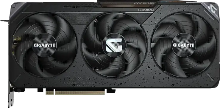 Placa video Gigabyte Radeon RX 9070 XT GAMING OC GV-R9070XTGAMING OC-16GD, 16GB GDDR6, RDNA 4, PCI-E 5.0, Răcire cu 3 ventilatoare, RGB, 288mm
