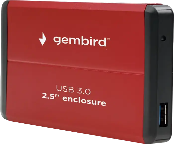 Carcasă externă Gembird EE2-U3S-2-R, Roșu (EE2-U3S-2-R)