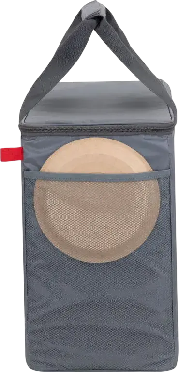 RESTO-KITCHENWARE Polis 5530 Cooler Bag 30L Grey Polyester Water-Repellent Thermal PEVA Insulation Leak-Resistant Lining 430x365x220mm