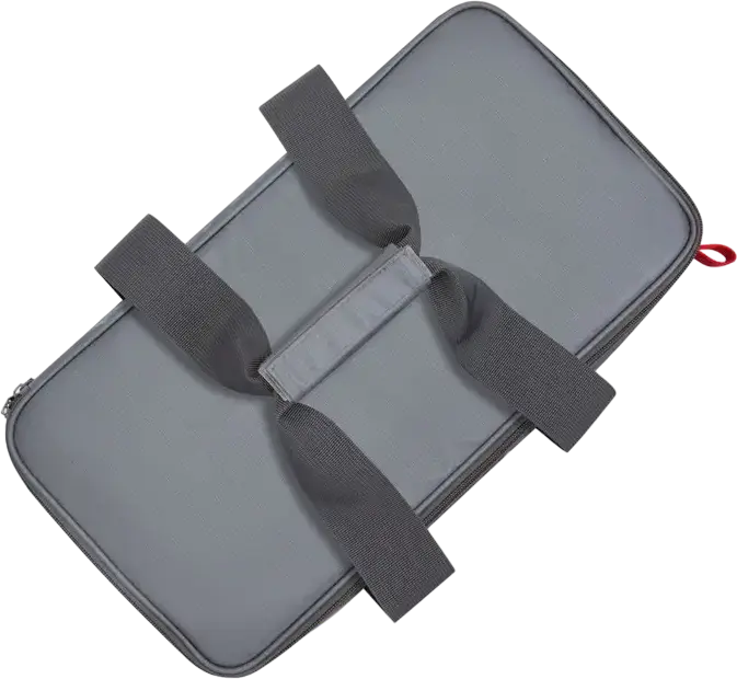 RESTO-KITCHENWARE Polis 5530 Cooler Bag 30L Grey Polyester Water-Repellent Thermal PEVA Insulation Leak-Resistant Lining 430x365x220mm