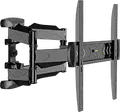 Gembird WM-58ST-01 Full-Motion TV Wall Mount for 32-58 inch Screens, VESA 400x400mm, Max Load 36.4kg, Tilt -2/+10°, Swivel 80°, Steel, Black