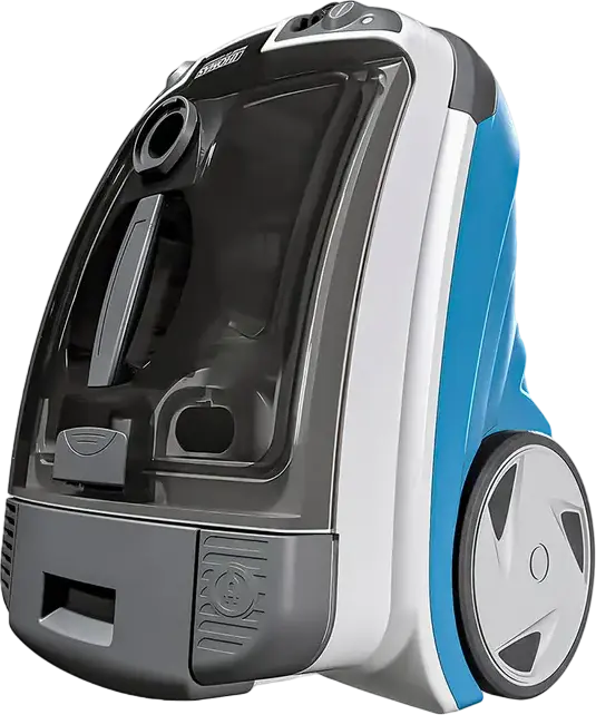 Пылесос для сухой и влажной уборки Thomas Aquatic Stealth 788609, 1700 Вт, Аквафильтр и HEPA 13, насадка Aqua Stealth для паркета, бак 2.4 л, синий/белый