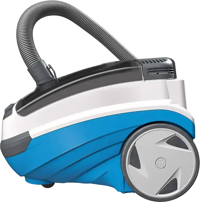 Пылесос для сухой и влажной уборки Thomas Aquatic Stealth 788609, 1700 Вт, Аквафильтр и HEPA 13, насадка Aqua Stealth для паркета, бак 2.4 л, синий/белый