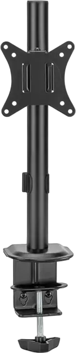 Suport Monitor Single Gembird MA-D1-02, Montare pe Birou pentru Ecrane 17-32 inch, VESA 75x75 100x100, Capacitate 9kg, Reglabil, Negru, Otel