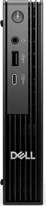 Dell Pro Micro QCM1250 Micro Form Factor PC, Intel Core Ultra 5 235T 14-Core 5.0GHz, 16 GB DDR5-6400 RAM, Dual M.2 SSD, Wi-Fi 6E, Windows 11 Pro, Black