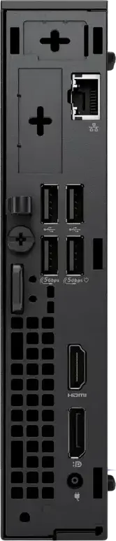 Dell Pro Micro QCM1250 Micro Form Factor PC, Intel Core Ultra 5 235T 14-Core 5.0GHz, 16 GB DDR5-6400 RAM, Dual M.2 SSD, Wi-Fi 6E, Windows 11 Pro, Black