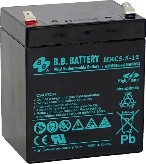 Acumulator UPS B.B. HRC5.5-12, 12V, 5,5Ah