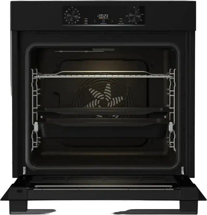 Gorenje BOS 6737 E06B Built-in Electric Oven, 77L, A+ Energy Class, 11 Heating Modes, AirFry, ExtraSteam, AquaClean, Black, 59.5x59.5x56.4 cm
