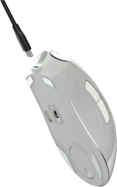 Mouse Gaming Wireless Bloody R90 Plus, Senzor BC3332-S, 5000 CPI, 8 Butoane Programabile, 2.4 GHz, Metal X'Glide Armor Boot, Reincarcabil, Alb