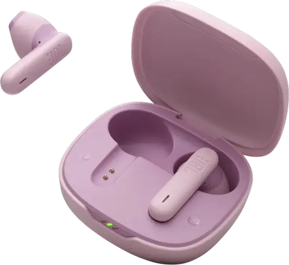 JBL Wave Flex 2 True Wireless Earbuds, Pink, TWS Stick-Open Design, JBL Pure Bass Sound, Smart Ambient Technology, Hands-Free Calls, USB-C Charging