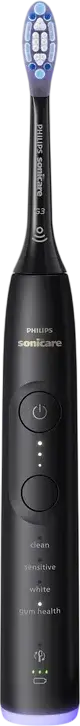 Philips Sonicare HX7429/03 7100 Series Rechargeable Sonic Electric Toothbrush, 4 Modes, 3 Intensities, Bluetooth, Pressure Sensor, Black