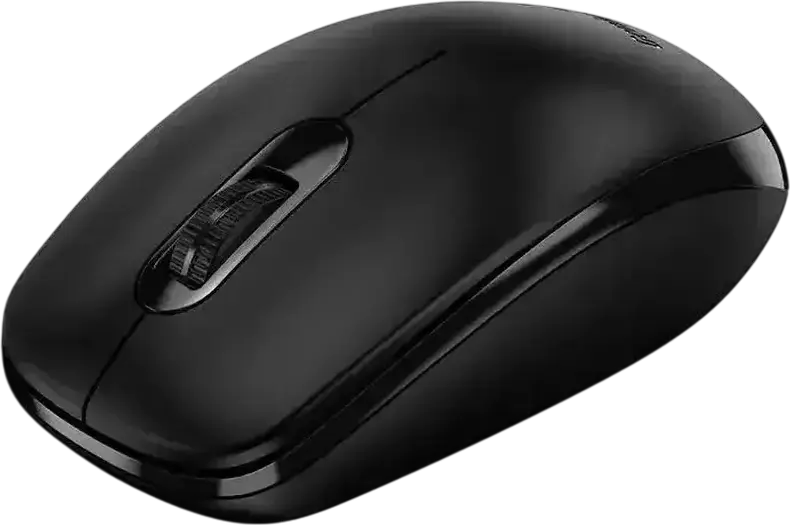 Genius NX-7000XE Wireless Optical Mouse, 2.4GHz USB-A Receiver, 1200 DPI, Ambidextrous Design, 10m Range, Black