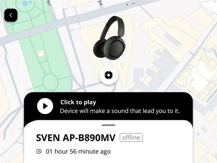 Casca Wireless Stereo SVEN AP-B890MV Over-Ear, Anulare Zgomot Hibrid ANC, Bluetooth 6.0, Mod Gaming si Transparenta, Baterie 70h, USB Type-C, Graphite