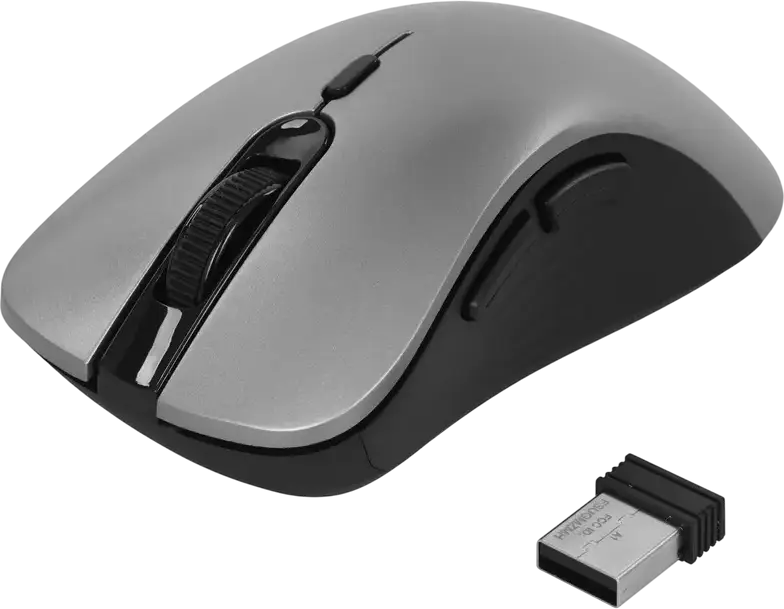 Genius KM-8216S Wireless AI Copilot Silent Keyboard and Mouse Combo, 2.4GHz RF USB-A, Membrane Chocolate Keys, Ergo 8100S AI Optical Mouse 1600 DPI, Black
