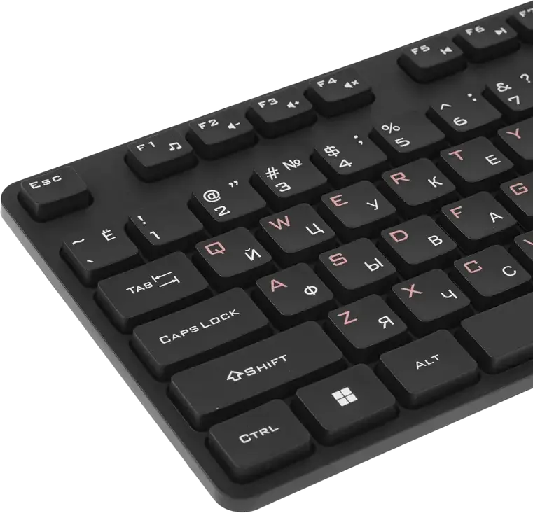 Genius KM-8216S Wireless AI Copilot Silent Keyboard and Mouse Combo, 2.4GHz RF USB-A, Membrane Chocolate Keys, Ergo 8100S AI Optical Mouse 1600 DPI, Black